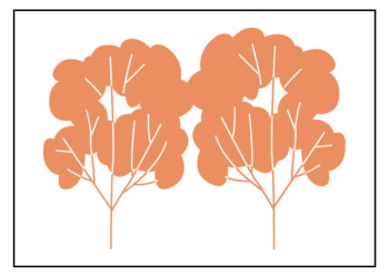 Icon representing trees and tree canopy coverage