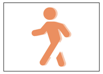 Icon of a person walking